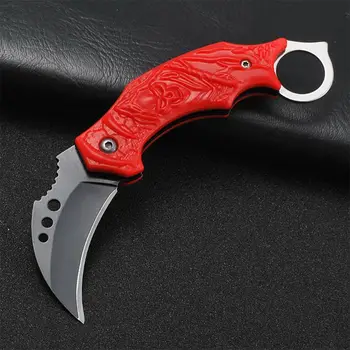 Outdoor Camping Folding Blade Portable Combat Hand Tools Eagle Claw Self-defense Knife with Hanging Hole
Outdoor Camping Folding Blade Portable Combat Hand Tools Eagle Claw Self-defense Knife with Hanging Hole