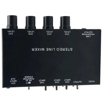 MX500 Ultra-Compact Low Noise 5 Channels Line Mixer with Power Adapter High Quality Stereo o Mixer EU Plug
MX500 Ultra-Compact Low Noise 5 Channels Line Mixer with Power Adapter High Quality Stereo o Mixer EU Plug