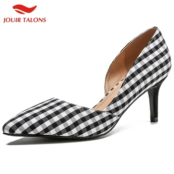 Brand New Elegant Thin High Heels Slip On Plaid women's Shoes Summer Woman Pumps
Brand New Elegant Thin High Heels Slip On Plaid women's Shoes Summer Woman Pumps