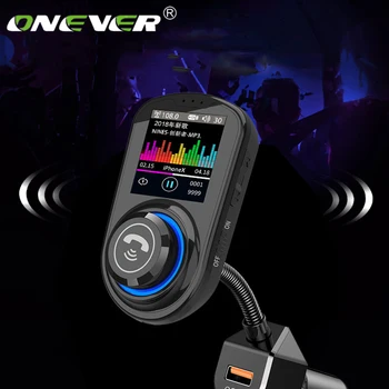 Onever Car Charger Mp3 Palyer Color Large Screen FM Transmitter Rotatable Dual USB Car Phone Charger for Xiaomi iphone Tablet
Onever Car Charger Mp3 Palyer Color Large Screen FM Transmitter Rotatable Dual USB Car Phone Charger for Xiaomi iphone Tablet