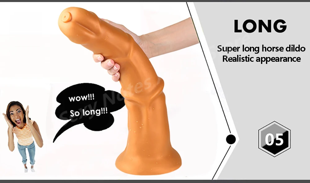 Большой Силиконовый Фаллоимитатор