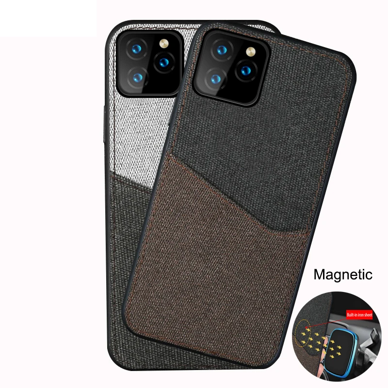 Ультратонкий холщовый чехол для телефона iphone 11 pro max X XS XR XSM 6 7 8 plus