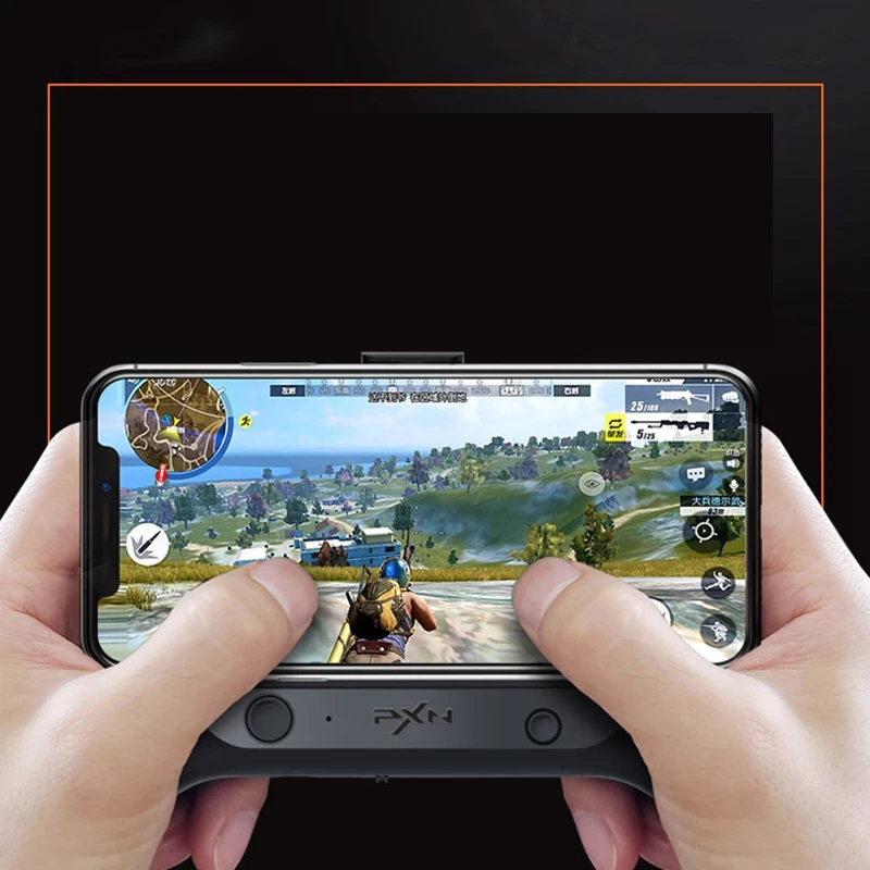 Pxn Bluetooth Wireless Gaming Shooter Controller Gamepad For Ios Iphone With Trigger Fire L1R1 Button Aim Key Phone Game Joystic
Pxn Bluetooth Wireless Gaming Shooter Controller Gamepad For Ios Iphone With Trigger Fire L1R1 Button Aim Key Phone Game Joystic