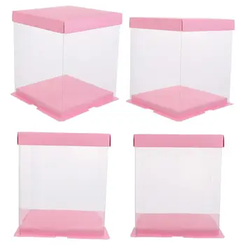 4pcs Cake Packaging Box Cake Container Transparency Cake Box Cake Wrapping Box
4pcs Cake Packaging Box Cake Container Transparency Cake Box Cake Wrapping Box