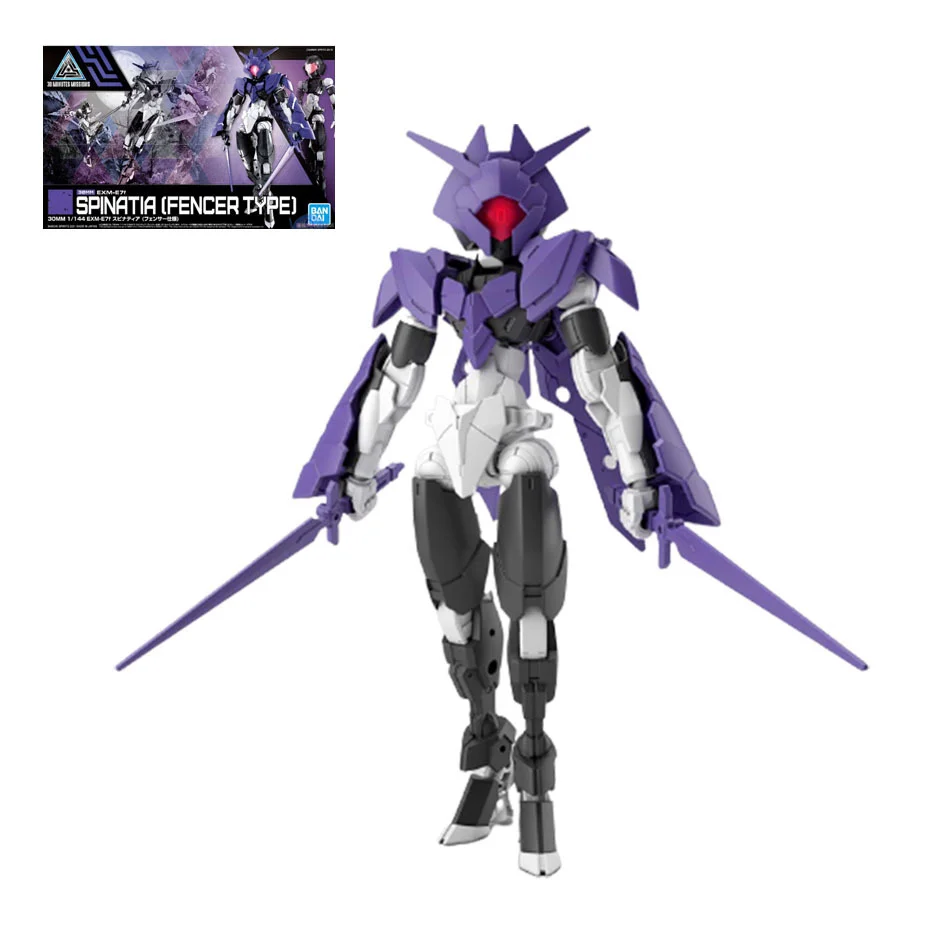 BANDAI 30 Minute Mission EXM-F7f Spinatia Fencer Type Assembled Toys Kids Robot Model Japanese Anime Accessories Action Figures
BANDAI 30 Minute Mission EXM-F7f Spinatia Fencer Type Assembled Toys Kids Robot Model Japanese Anime Accessories Action Figures