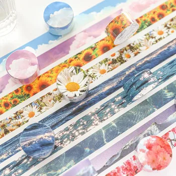 1 Pcs Cute Wild Fantasy Story Series Masking Washi Tapes Flower Adhesive Tape DIY Scrapbooking Sticker Label Japanese Stationery
1 Pcs Cute Wild Fantasy Story Series Masking Washi Tapes Flower Adhesive Tape DIY Scrapbooking Sticker Label Japanese Stationery