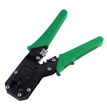 YG-318 RJ45 RJ11 RJ12 CAT5 Network Cable Wire Stripper Crimper Crimp Cutter Plier Tools Comfort-grip Ergonomic Handles
YG-318 RJ45 RJ11 RJ12 CAT5 Network Cable Wire Stripper Crimper Crimp Cutter Plier Tools Comfort-grip Ergonomic Handles