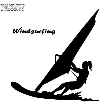 Volkrays Fashion Car Sticker Water Sports Windsurfing Surfer Beach Accessories Reflective Vinyl Decal Black/Silver,15cm*14cm
Volkrays Fashion Car Sticker Water Sports Windsurfing Surfer Beach Accessories Reflective Vinyl Decal Black/Silver,15cm*14cm