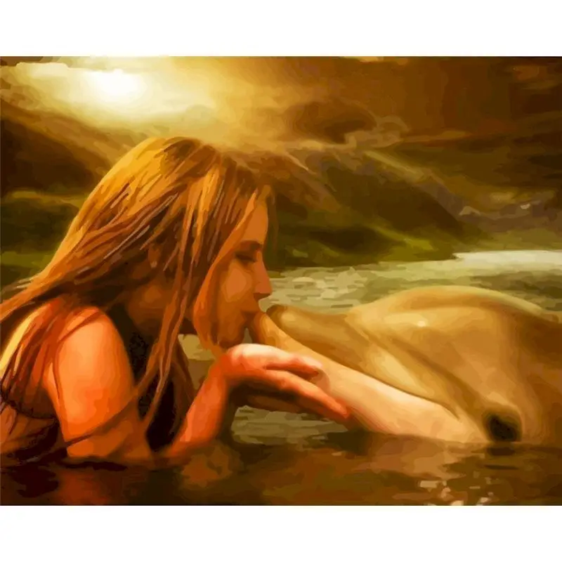 GATYZTORY Frame Girl Dolphin Diy Painting By Numbers Figure Paint By Number Handpainted Gift Frame Artwork Wall Decor
GATYZTORY Frame Girl Dolphin Diy Painting By Numbers Figure Paint By Number Handpainted Gift Frame Artwork Wall Decor