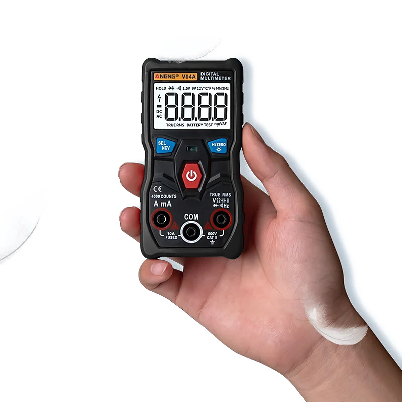 Digital Handheld Professional Multimeter Portable Ammeter Voltmeter Circuit Testing Instrument Electrician Tools