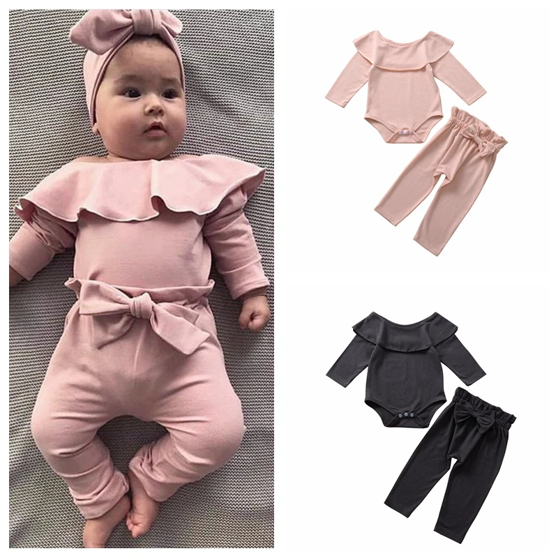 Fashion Newborn Baby Girl Clothes Infant Baby Girl Sets Solid Romper+Pants Baby Girl Outfits Baby Girl Set
Fashion Newborn Baby Girl Clothes Infant Baby Girl Sets Solid Romper+Pants Baby Girl Outfits Baby Girl Set