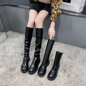 Boots for Women Autumn 2020 Womens new Hot Sale Boots Platform black Round Toe High Boots Women's Shoes botas de mujer 
Boots for Women Autumn 2020 Womens new Hot Sale Boots Platform black Round Toe High Boots Women's Shoes botas de mujer