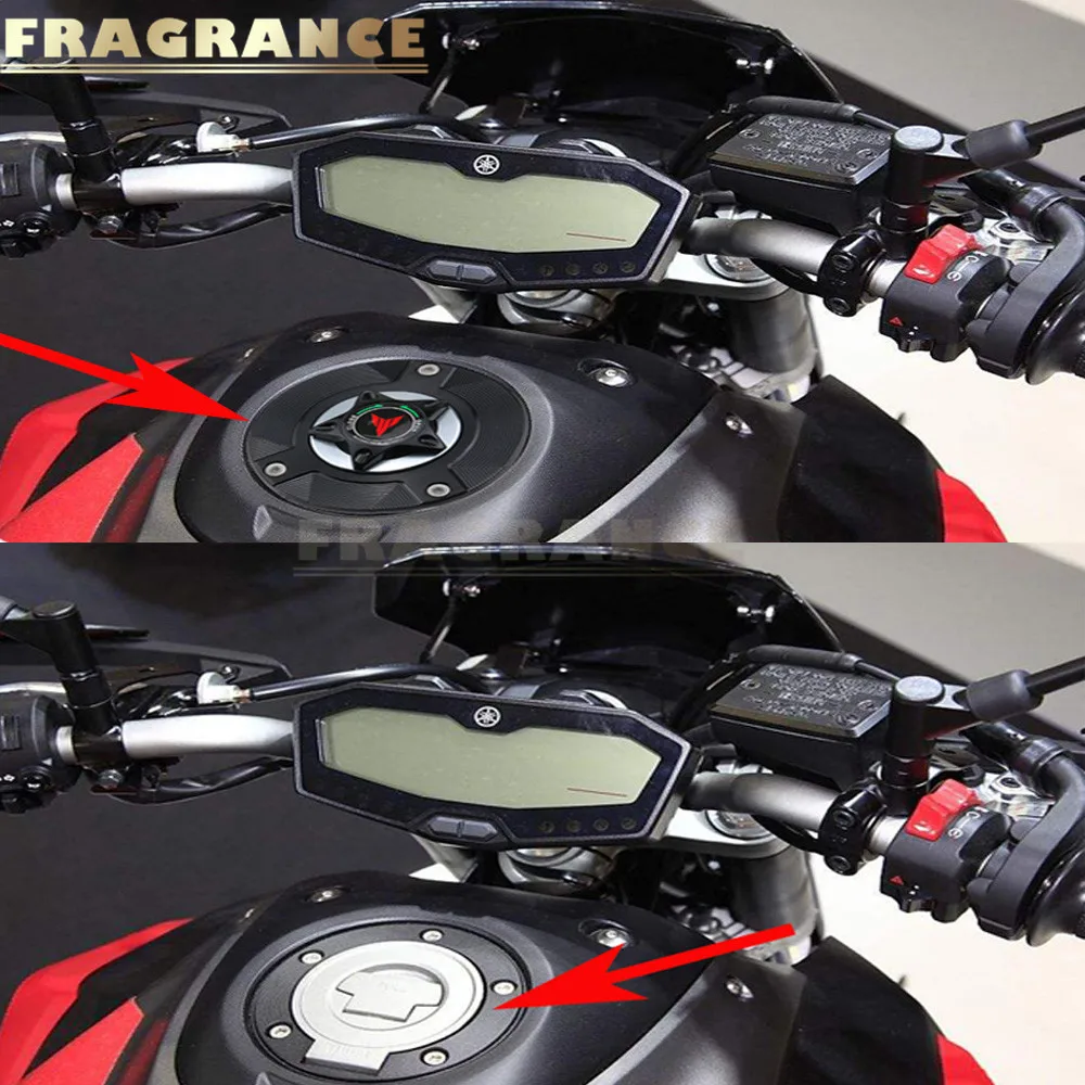 Крышка топливного бака мотоцикла алюминиевая для Yamaha 8 видов цветов MT-01 MT07 MT-03 MT-09