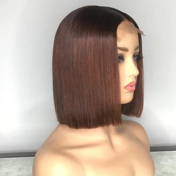 Ombre 1B/Chocolate Brown Short Bob Wigs 100% Human Hair Wigs for Black Women 180Density 13x6 Deep Part Lace Front Wigs for Sale
Ombre 1B/Chocolate Brown Short Bob Wigs 100% Human Hair Wigs for Black Women 180Density 13x6 Deep Part Lace Front Wigs for Sale