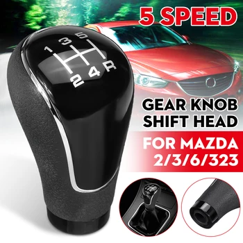 Leather 5 Speed Gear Handle Gear Shift Knob Lever Stick Head for Mazda 2 3 6 for Mazda 323 Manual Car Gear Shifter Accessories
Leather 5 Speed Gear Handle Gear Shift Knob Lever Stick Head for Mazda 2 3 6 for Mazda 323 Manual Car Gear Shifter Accessories