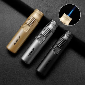 Honest Mini direct type spray gun torch lighter with fire lock butane gas inflatable metal cigar lighter
Honest Mini direct type spray gun torch lighter with fire lock butane gas inflatable metal cigar lighter
