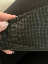 Mascarilla KN95 en forma de pez FFP2, de 4 capas máscara facial, color negro, reutilizable