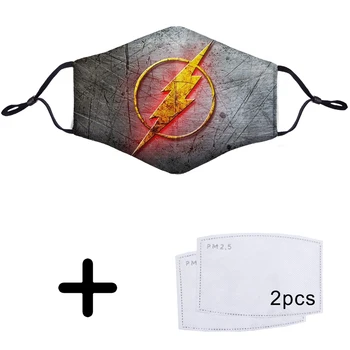 The Flash Barry Allen Superhero Starts 3D Reusable Mouth Face Mask Printed PM2.5 Filter 2pcs Anti Dustproof Cover Muffle Masks
The Flash Barry Allen Superhero Starts 3D Reusable Mouth Face Mask Printed PM2.5 Filter 2pcs Anti Dustproof Cover Muffle Masks
