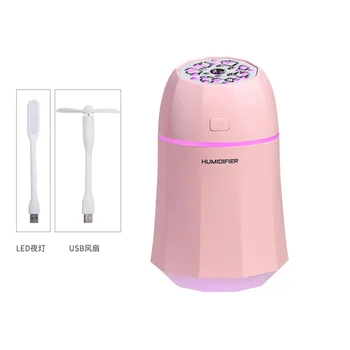 Creative Air Humidifier USB Desk With Mini Fan and Night Lamp Portable Car Steam Humidifier Cooler Pure Air For Home Office
Creative Air Humidifier USB Desk With Mini Fan and Night Lamp Portable Car Steam Humidifier Cooler Pure Air For Home Office