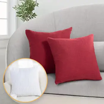 Red Cotton linen Cushion Cover Pillow Cover For Sofa pillowcase 45x45cm Solid Color Throw Pillowcase With Filling Cushion Core 
Red Cotton linen Cushion Cover Pillow Cover For Sofa pillowcase 45x45cm Solid Color Throw Pillowcase With Filling Cushion Core