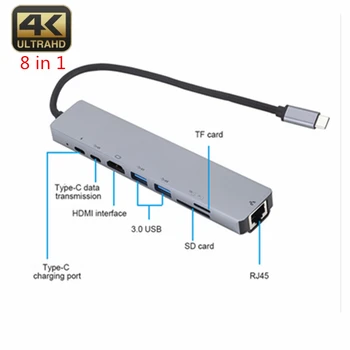 KEBIDU 8-In-1 Type C Hub USB C to HDMI USB 3.0 Ports SD/TF Card Reader USB-C Power Delivery for MacBook Pro 3.1 Splitter
KEBIDU 8-In-1 Type C Hub USB C to HDMI USB 3.0 Ports SD/TF Card Reader USB-C Power Delivery for MacBook Pro 3.1 Splitter