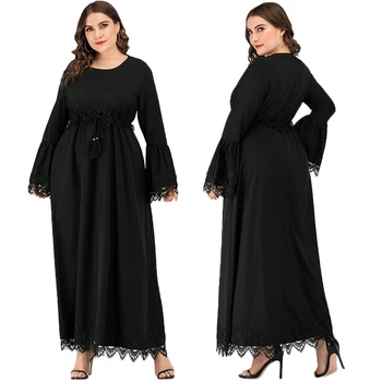 Ramadan Muslim Black Abaya Women Long Maxi Dress Robe Flare Sleeve Dresses Casual Islamic Kaftan Jilbab Plus Size Middle Eastern
Ramadan Muslim Black Abaya Women Long Maxi Dress Robe Flare Sleeve Dresses Casual Islamic Kaftan Jilbab Plus Size Middle Eastern