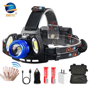 ZHIYU Powerful LED Headlight USB Safety Rechargeable Torch 2*18650 Battery T6 COB Sensor Headlamps Zoomable Fishing Flashlights
ZHIYU Powerful LED Headlight USB Safety Rechargeable Torch 2*18650 Battery T6 COB Sensor Headlamps Zoomable Fishing Flashlights