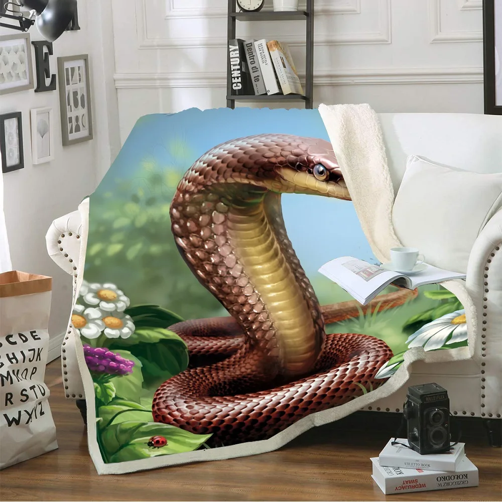 Big Snake Fleece Throw Blanket for Girls Boys Animals Theme Microfiber Coral Blanket Sherpa Blanket for Home Travel 150x200cm
Big Snake Fleece Throw Blanket for Girls Boys Animals Theme Microfiber Coral Blanket Sherpa Blanket for Home Travel 150x200cm