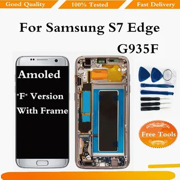 AMOLED LCD For Samsung S7 Edge G935 LCD Dispaly Screen Touch Panel Digitizer For Samsung S7Edge G935F Display Screen Frame
AMOLED LCD For Samsung S7 Edge G935 LCD Dispaly Screen Touch Panel Digitizer For Samsung S7Edge G935F Display Screen Frame