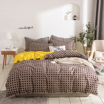 2020 NEW ARRIVAL 3/4PCS Bedding Set Skin-friendly Bed Linen Comforter Duvet cover Flat Bed Sheet Pillowcase Home Textile
2020 NEW ARRIVAL 3/4PCS Bedding Set Skin-friendly Bed Linen Comforter Duvet cover Flat Bed Sheet Pillowcase Home Textile