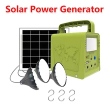 Portable Solar Power System Sun Power Emergency Generator with 3 LED Bulbs Outdoor Solar Panel Charging Kit DIY Power Supply
Portable Solar Power System Sun Power Emergency Generator with 3 LED Bulbs Outdoor Solar Panel Charging Kit DIY Power Supply