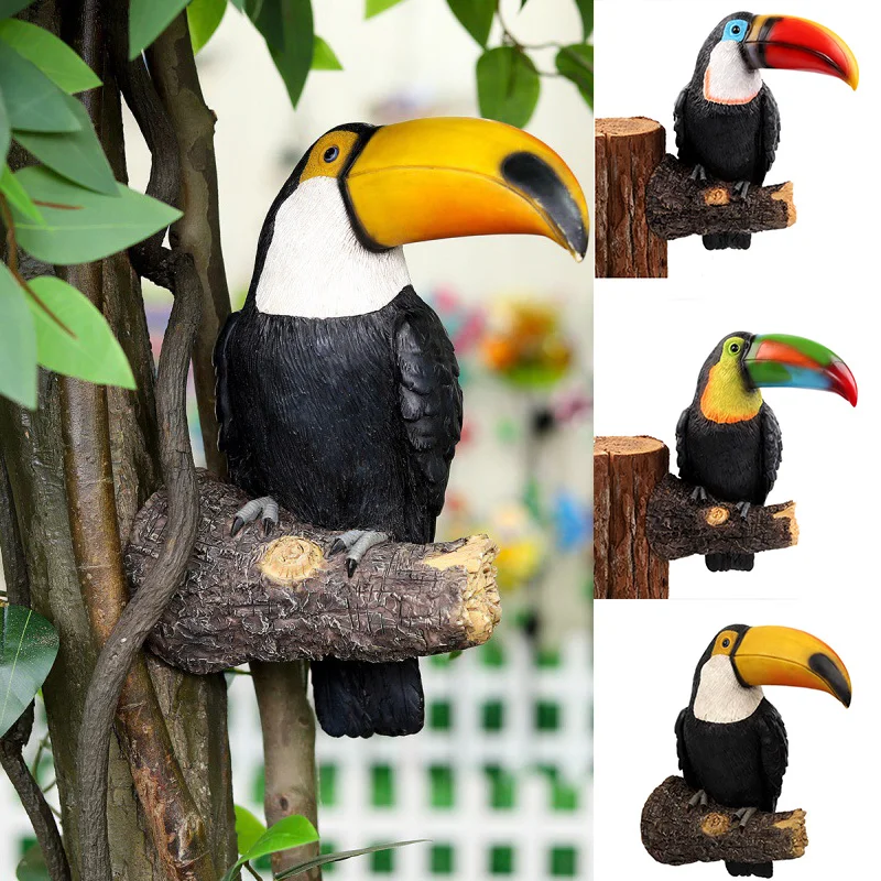Simulation Big-Billed Toucan Ornaments Resin Fake Birds Crafts Garden Animal Tree Hanging Pastoral Decoration Pendan jardin Tuin
Simulation Big-Billed Toucan Ornaments Resin Fake Birds Crafts Garden Animal Tree Hanging Pastoral Decoration Pendan jardin Tuin