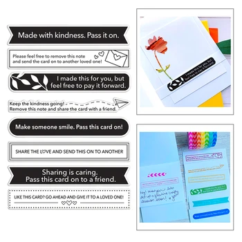 2020 New Tag Sentiment Word Clear Stamps Sets Label and Leaves Border Metal Cutting Dies Scrapbooking For Crafts Card Making 
2020 New Tag Sentiment Word Clear Stamps Sets Label and Leaves Border Metal Cutting Dies Scrapbooking For Crafts Card Making