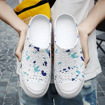 new fashion men shoes Men Sandals Hole Shoes Unisex Garden Shoes Summer Beach Swimming Shoes black white shoes Flat casual shoes
new fashion men shoes Men Sandals Hole Shoes Unisex Garden Shoes Summer Beach Swimming Shoes black white shoes Flat casual shoes