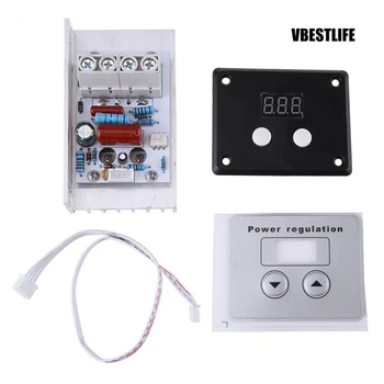 10000W Voltage Controller SCR Digital Voltage Regulator Speed Control Dimmer Thermostat AC 220V 80A
10000W Voltage Controller SCR Digital Voltage Regulator Speed Control Dimmer Thermostat AC 220V 80A