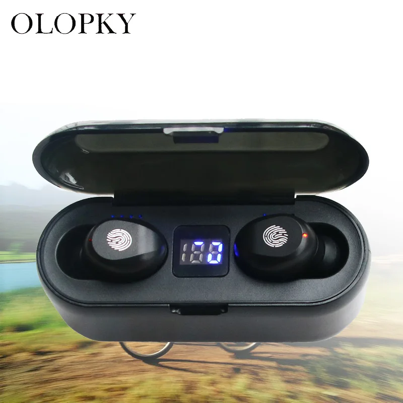 Bluetooth V5.0 Wireless Earphone F9 Wireless Bluetooth Headphone LED Display With 2000mAh Power Bank Headset With Microphone
Bluetooth V5.0 Wireless Earphone F9 Wireless Bluetooth Headphone LED Display With 2000mAh Power Bank Headset With Microphone