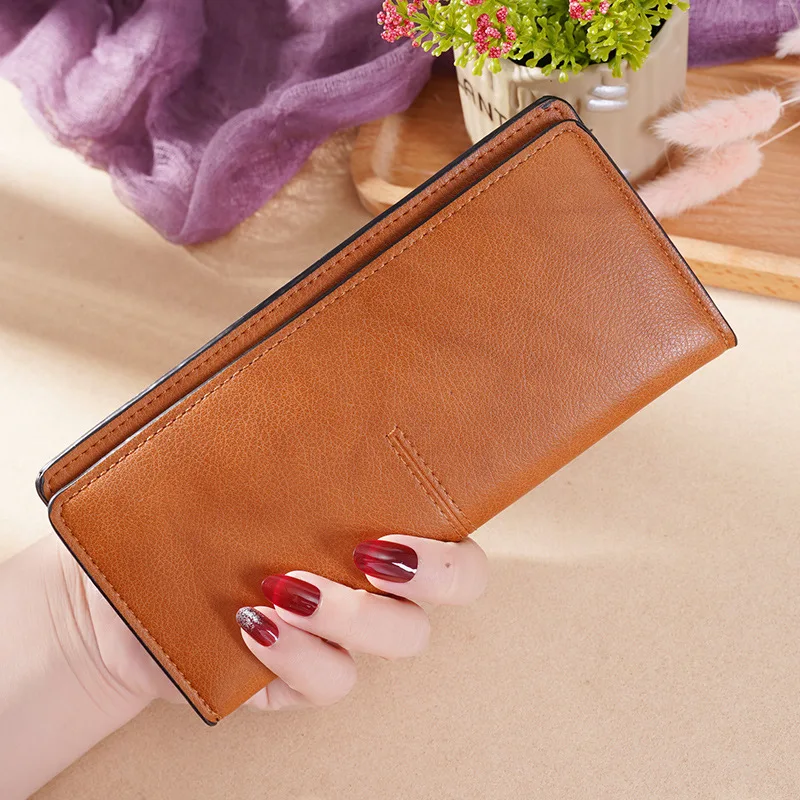 2020 new ladies multi-function clutch high quality simple long student wallet Korean designer ultra-thin wallet
2020 new ladies multi-function clutch high quality simple long student wallet Korean designer ultra-thin wallet