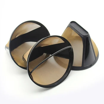 Cone-Style Reusable Coffee Filter Permanent Coffee Maker Machine Filter Gold Mesh With Handle Cafe Coffees Tools reusable cafe
Cone-Style Reusable Coffee Filter Permanent Coffee Maker Machine Filter Gold Mesh With Handle Cafe Coffees Tools reusable cafe