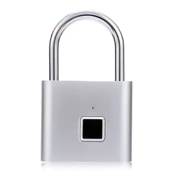 Smart Fingerprint Lock USB Charge Padlock Quick Unlock Metal Keyless Anti-theft Security Digital Lock for Door Luggag
Smart Fingerprint Lock USB Charge Padlock Quick Unlock Metal Keyless Anti-theft Security Digital Lock for Door Luggag