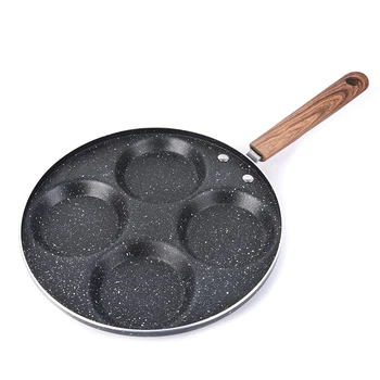 Egg Frying Pan Four-Hole Omelet Pan for Eggs Ham Maker Frying Pans Creative Non-Stick No Oil-Smoke Breakfast Grill Pan
Egg Frying Pan Four-Hole Omelet Pan for Eggs Ham Maker Frying Pans Creative Non-Stick No Oil-Smoke Breakfast Grill Pan