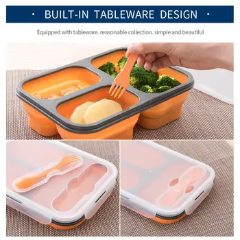 ANHO Lunch Box Folding Food Container Silicone Bento Box Portable Bowl Dinnerware Collapsible Food Storage for Kids Picnic
ANHO Lunch Box Folding Food Container Silicone Bento Box Portable Bowl Dinnerware Collapsible Food Storage for Kids Picnic