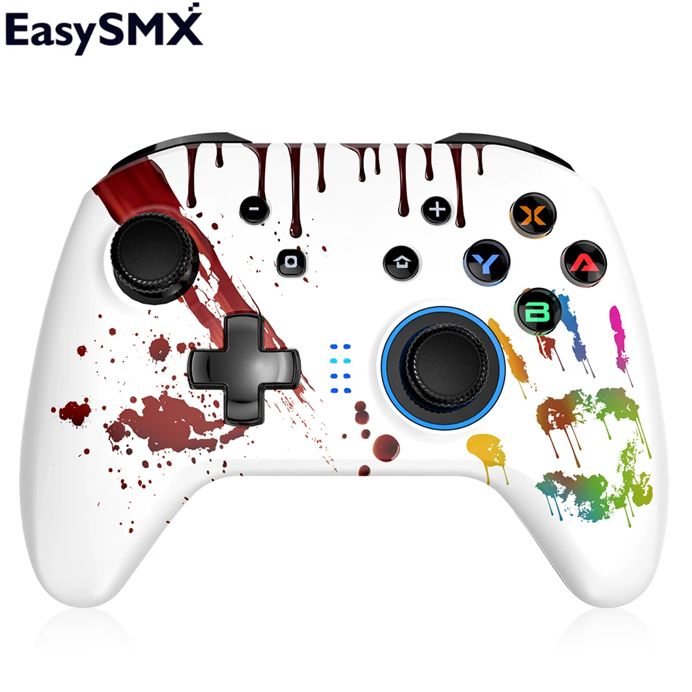 EasySMX ESM-4108 Gamepad Pro Controller For Nintendo Switch PC Rechargeable Vibration Gamepad 6 Axis Gyroscope LED Buttons
EasySMX ESM-4108 Gamepad Pro Controller For Nintendo Switch PC Rechargeable Vibration Gamepad 6 Axis Gyroscope LED Buttons