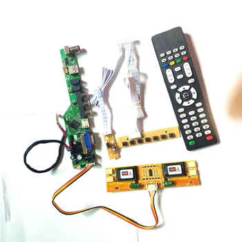 For LM220WE1-TLA1/TLC1 VGA HDMI AV USB RF LCD display panel T.V53 controller board Remote+Inverter+keyboard 4CCFL 30Pin LVDS Kit
For LM220WE1-TLA1/TLC1 VGA HDMI AV USB RF LCD display panel T.V53 controller board Remote+Inverter+keyboard 4CCFL 30Pin LVDS Kit