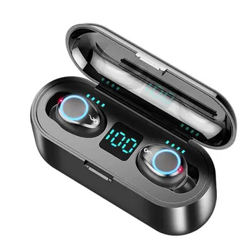 F9 Wireless Headset Binaural for Sports for Business Long-lasting Battery Display Touch-Control V 5.0
F9 Wireless Headset Binaural for Sports for Business Long-lasting Battery Display Touch-Control V 5.0