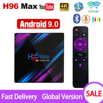 2020 H96 MAX RK3318 Smart TV Box Android 9 9.0 4GB 32GB 64GB 4K Youtube Media player H96MAX TVBOX Android TV Set top box 2GB16GB
2020 H96 MAX RK3318 Smart TV Box Android 9 9.0 4GB 32GB 64GB 4K Youtube Media player H96MAX TVBOX Android TV Set top box 2GB16GB