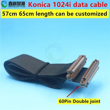 UV flatbed printer Docan Human Flora UV printer Konica 1024i print head data cable 60pin for solvent inkjet printer head line