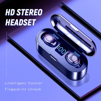 F9 Wireless Headphones Bluetooth 5.0 Earphone TWS Earphones Stereo HIFI Sports Headset Support iOS/Android Phones HD Call 
F9 Wireless Headphones Bluetooth 5.0 Earphone TWS Earphones Stereo HIFI Sports Headset Support iOS/Android Phones HD Call