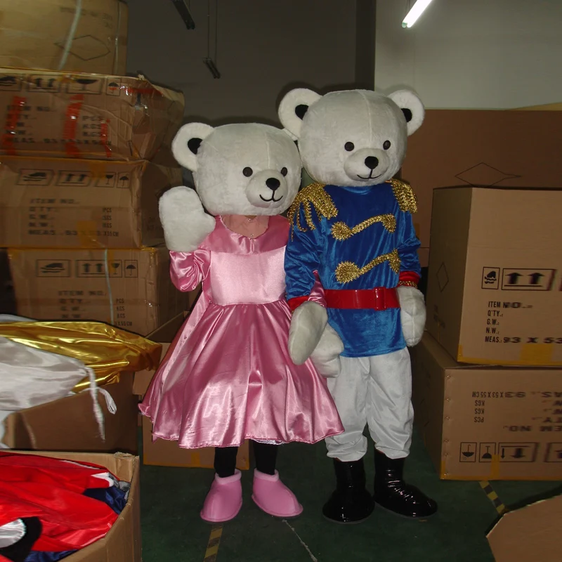 Mascot costume couple bear cartoon costume adult bear mascot costume
Mascot costume couple bear cartoon costume adult bear mascot costume