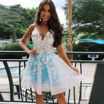 White Spaghetti Homecoming Cocktail Dresses A-line Flowers Formal Party Plus Size Dresses for 15 ans Girl Graduate Prom Dress
White Spaghetti Homecoming Cocktail Dresses A-line Flowers Formal Party Plus Size Dresses for 15 ans Girl Graduate Prom Dress