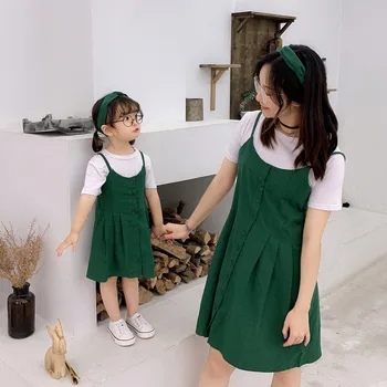 2020 Mother Daughter Matching Clothing Pure Cotton White T-shirt Summer Family Pajamas Mommy and Me Dress Big Sister Clothes
2020 Mother Daughter Matching Clothing Pure Cotton White T-shirt Summer Family Pajamas Mommy and Me Dress Big Sister Clothes